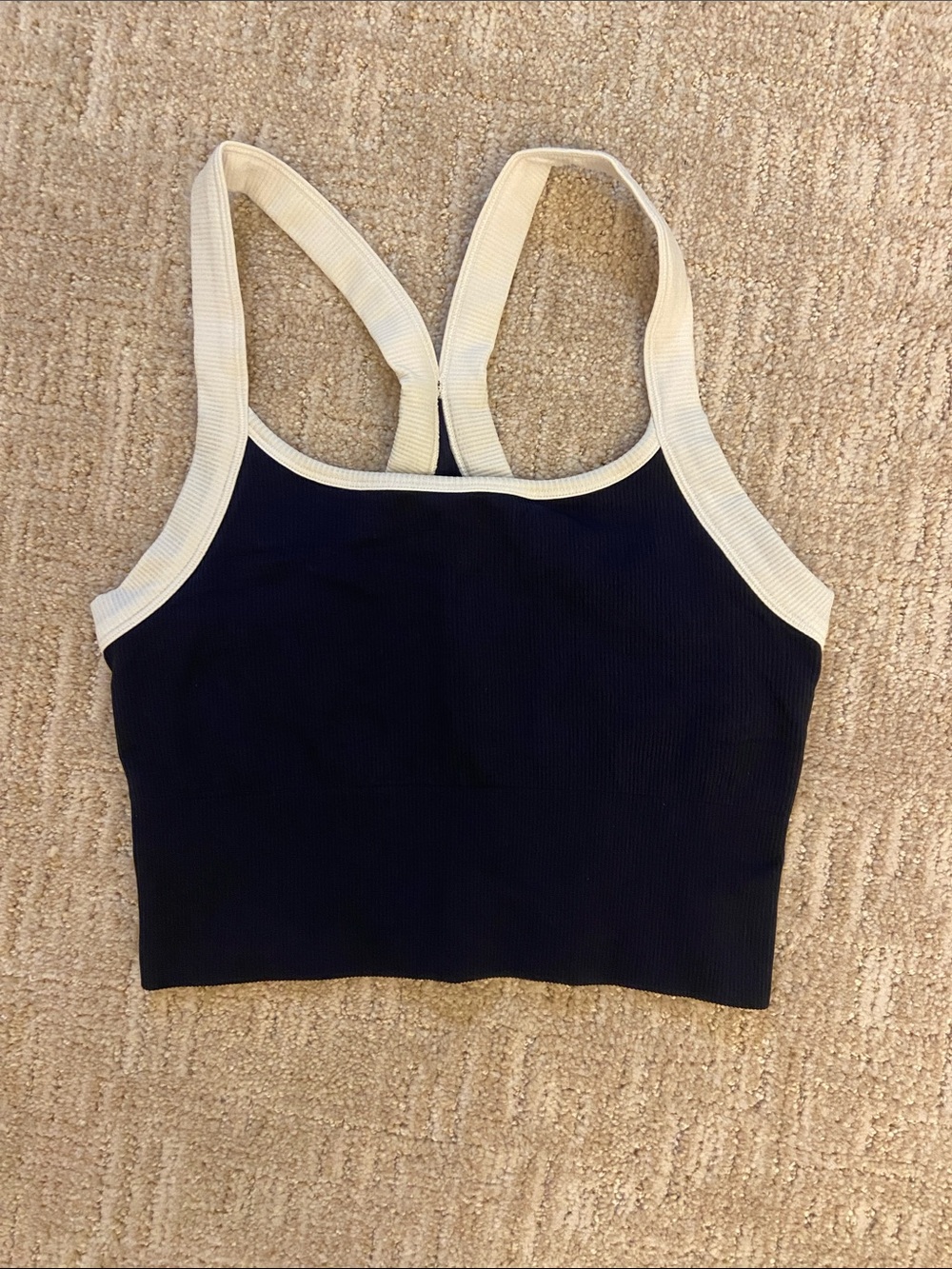 Athleta Navy Cropped Tank